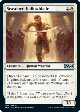 Seasoned Hallowblade (Foil) Seasoned Hallowblade (Foil)