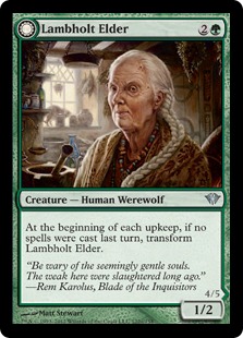 Lambholt Elder // Silverpelt Werewolf