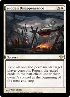 Sudden Disappearance (Foil) Sudden Disappearance (Foil)