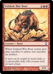 Vulshok War Boar (Foil)