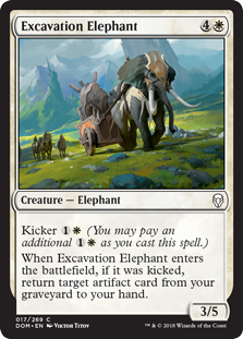 Excavation Elephant (Foil)