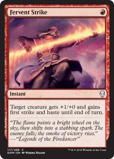 Fervent Strike (Foil)