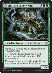 Grunn, the Lonely King (Foil)