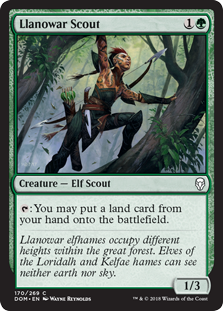 Llanowar Scout (Foil) Llanowar Scout (Foil)