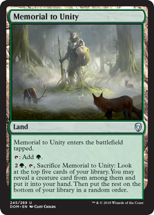 Memorial to Unity (Foil) Memorial to Unity (Foil)