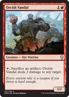 Orcish Vandal (Foil) Orcish Vandal (Foil)