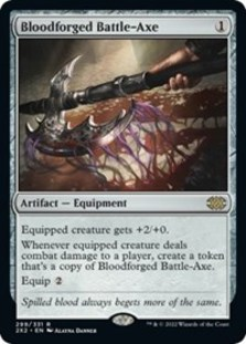 Bloodforged Battle-Axe (Foil)