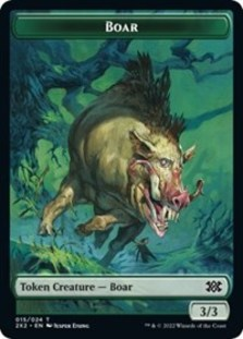Boar // Treasure Double-sided Token