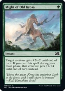 Might of Old Krosa (Foil)