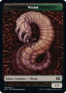 Worm // Aven Initiate Double-sided Token