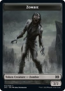 Zombie // Knight Double-sided Token
