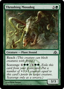 Thrashing Mossdog (Foil)