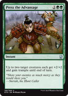 Press the Advantage Press the Advantage
