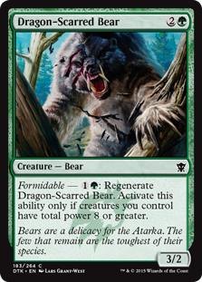 Dragon-Scarred Bear (Foil) Dragon-Scarred Bear (Foil)
