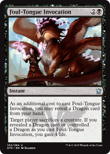Foul-Tongue Invocation (Foil) Foul-Tongue Invocation (Foil)