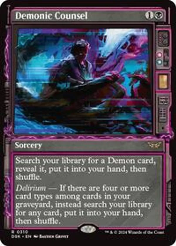 Demonic Counsel (Showcase) (Foil)