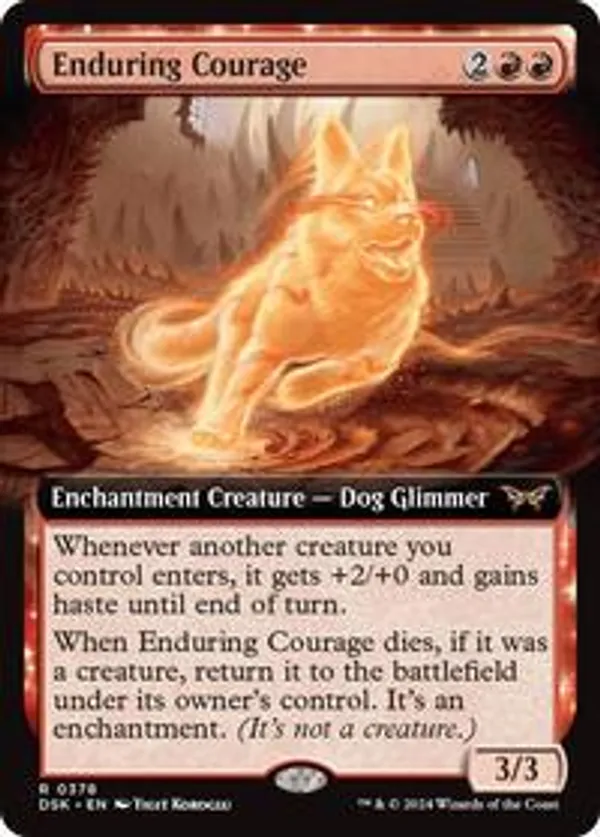 Enduring Courage (Extended Art) (Foil)