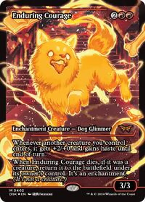 Enduring Courage (Japan Showcase) (Fracture Foil) (Foil)
