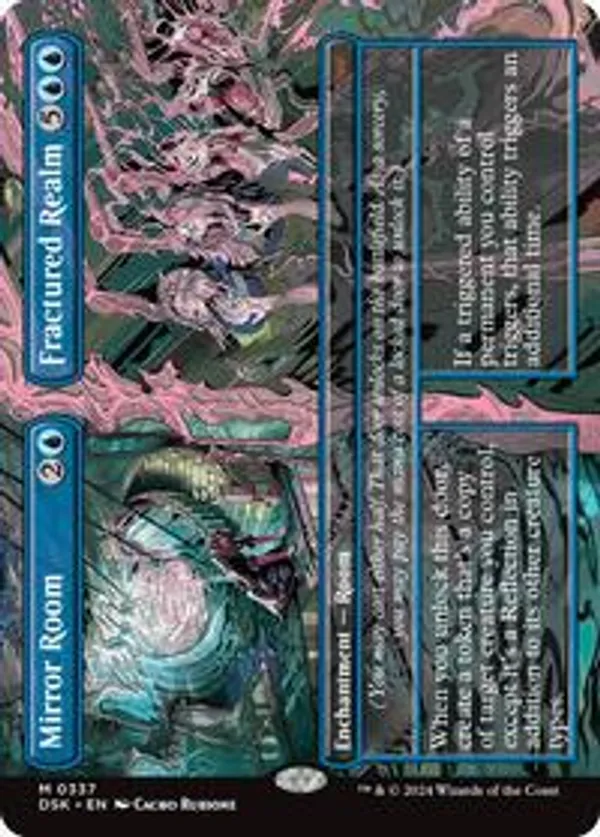 Mirror Room // Fractured Realm (Borderless) (Foil)