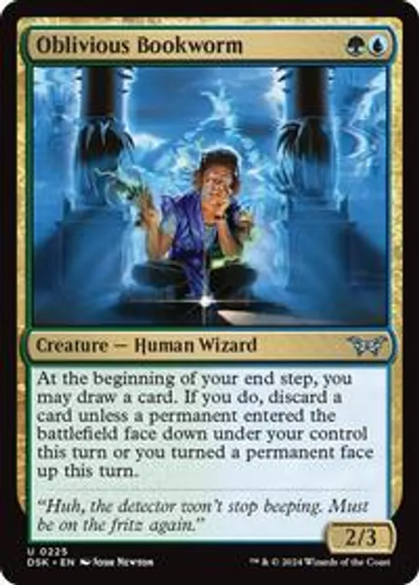 Oblivious Bookworm (0225) (Foil)