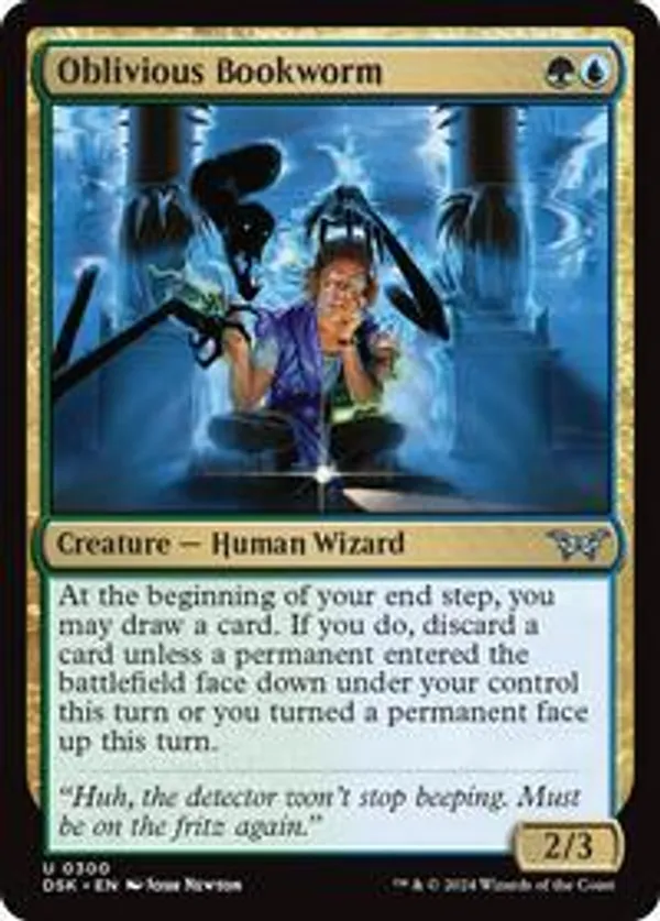 Oblivious Bookworm (0300) (Foil)