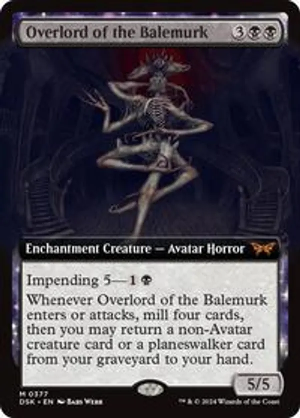 Overlord of the Balemurk (Extended Art) (Foil)