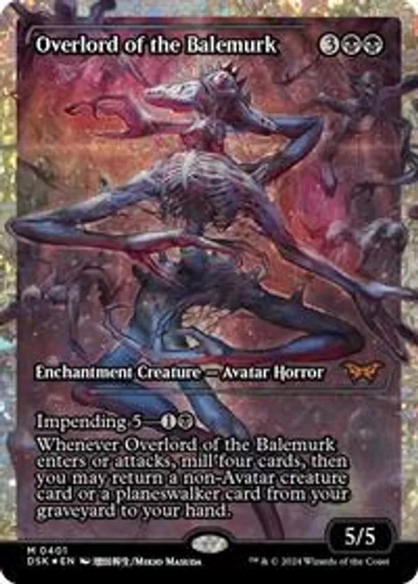 Overlord of the Balemurk (Japan Showcase) (Fracture Foil) (Foil)
