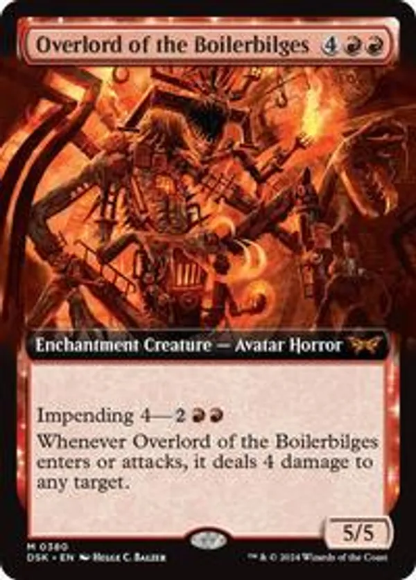 Overlord of the Boilerbilges (Extended Art) (Foil)