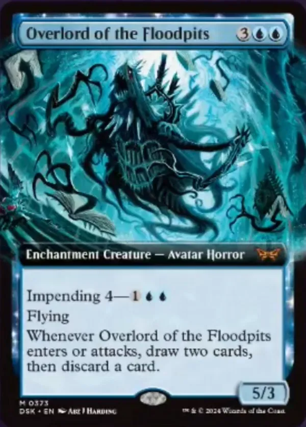 Overlord of the Floodpits (Extended Art) (Foil)