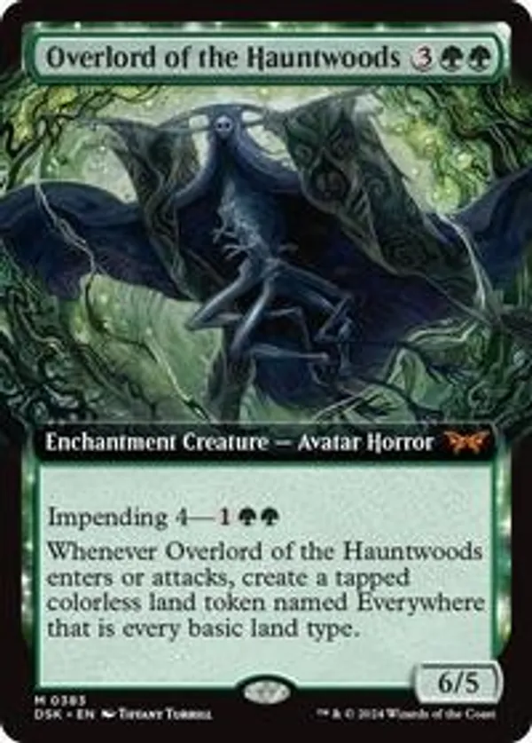 Overlord of the Hauntwoods (Extended Art) (Foil)