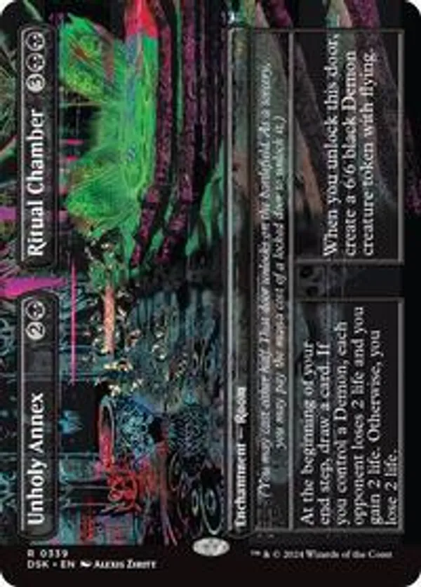 Unholy Annex // Ritual Chamber (Borderless) (Foil)
