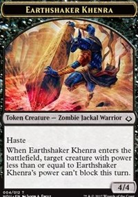 Earthshaker Khenra Token Earthshaker Khenra Token