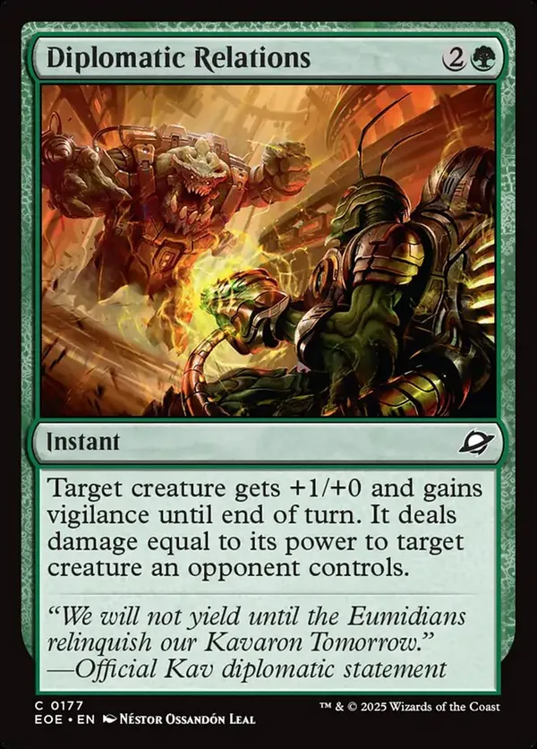 Diplomatic Relations (Foil)
