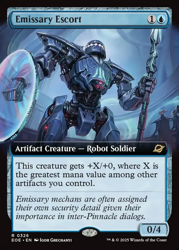 Emissary Escort (Extended Art) (Foil)