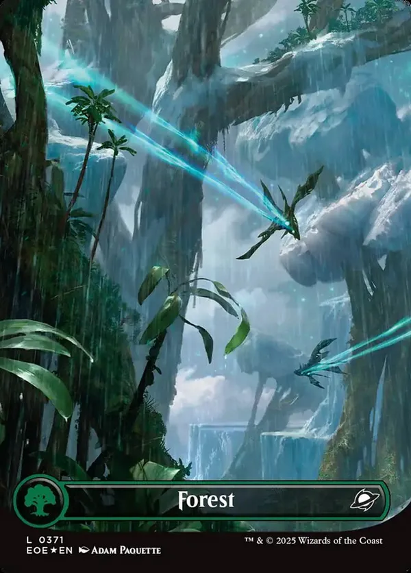 Forest (0371) (Borderless) (Galaxy Foil)