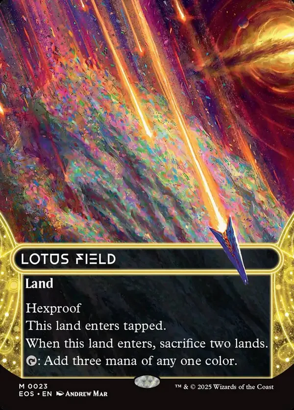 Lotus Field (0023) (Borderless) (Foil)