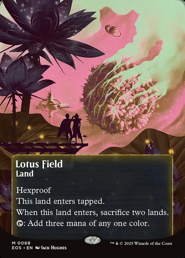Lotus Field (0068) (Borderless) (Foil)
