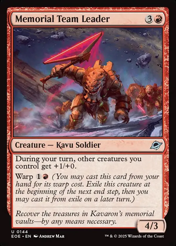 Memorial Team Leader (Foil)