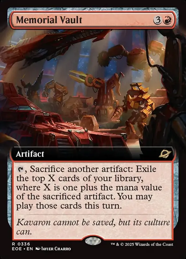 Memorial Vault (Extended Art) (Foil)