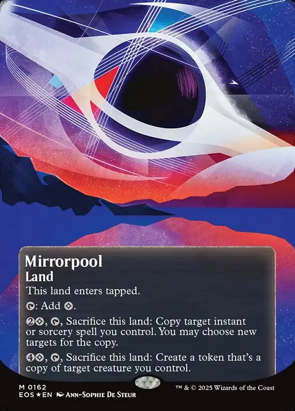 Mirrorpool (0162) (Borderless) (Galaxy Foil) (Foil)