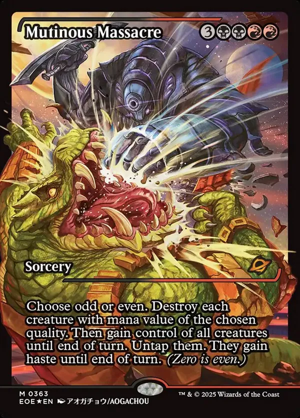 Mutinous Massacre (Showcase) (Foil)