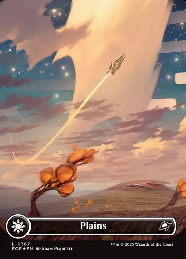 Plains (0367) (Borderless) (Galaxy Foil) (Foil)
