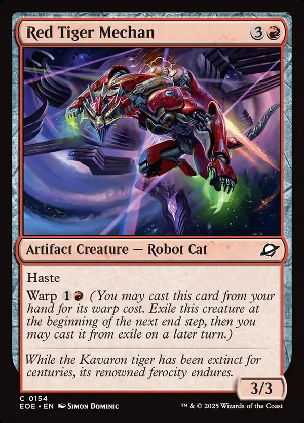 Red Tiger Mechan (Foil)