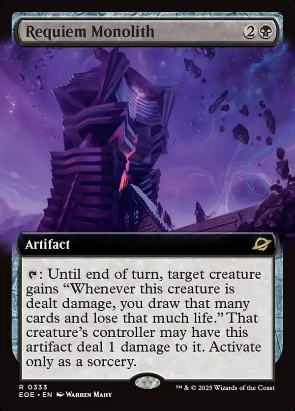 Requiem Monolith (Extended Art) (Foil)