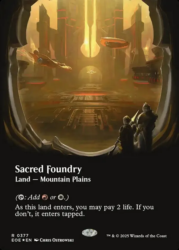 Sacred Foundry (Borderless) (Galaxy Foil) (Foil)