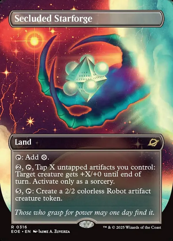 Secluded Starforge (Borderless) (Foil)