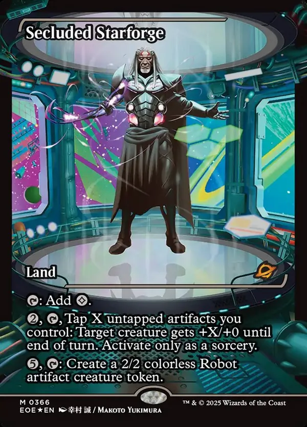 Secluded Starforge (Showcase) (Foil)