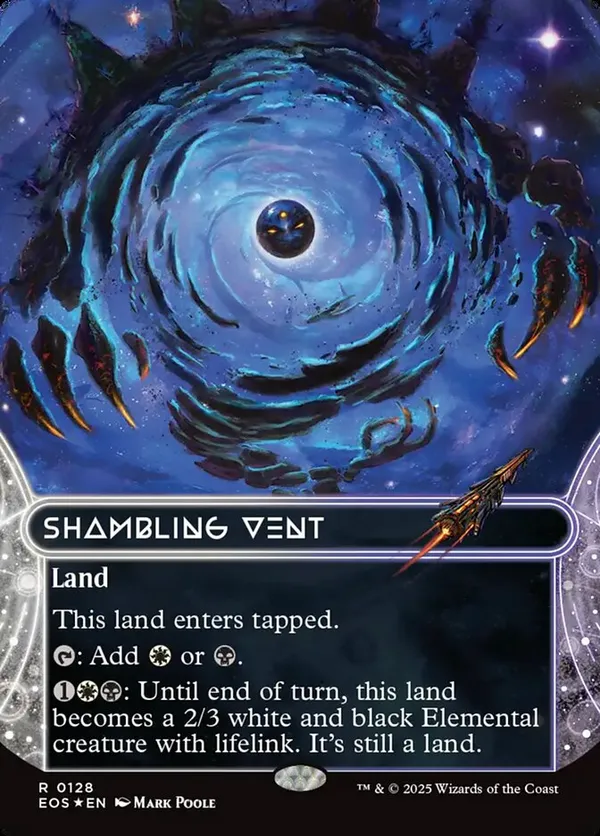 Shambling Vent (0128) (Borderless) (Galaxy Foil) (Foil)