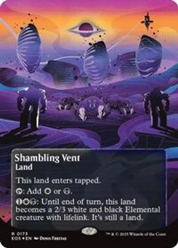Shambling Vent (0173) (Borderless) (Galaxy Foil) (Foil)