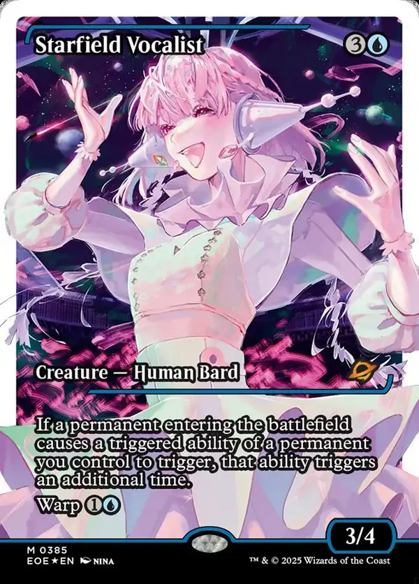 Starfield Vocalist (Showcase) (Fracture Foil) (Foil)